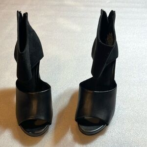 APT9 open toe peep toe ankle strap heels.